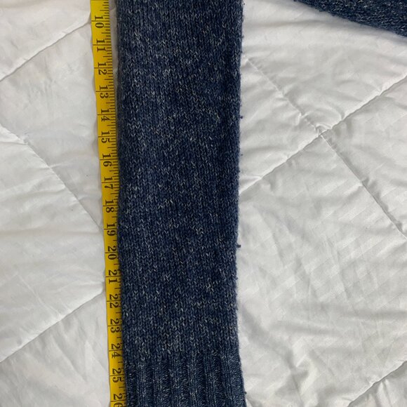 L.L. Bean Men’s Blue Shawl Collar Pullover Sweater – Wool Blend - Picture 6 of 11